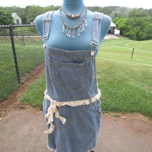 bib jean dress x large